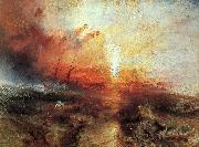 Joseph Mallord William Turner The Slave Ship oil painting artist